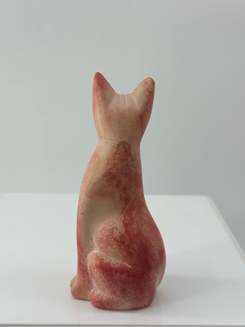 Pink Stone Cat Toy & Decorative Figurine - Unbranded